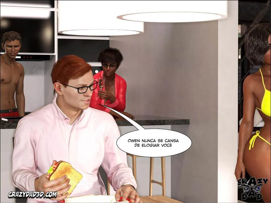 Doutora Brandie: Surras de Prazer em HQ 3D Explícita