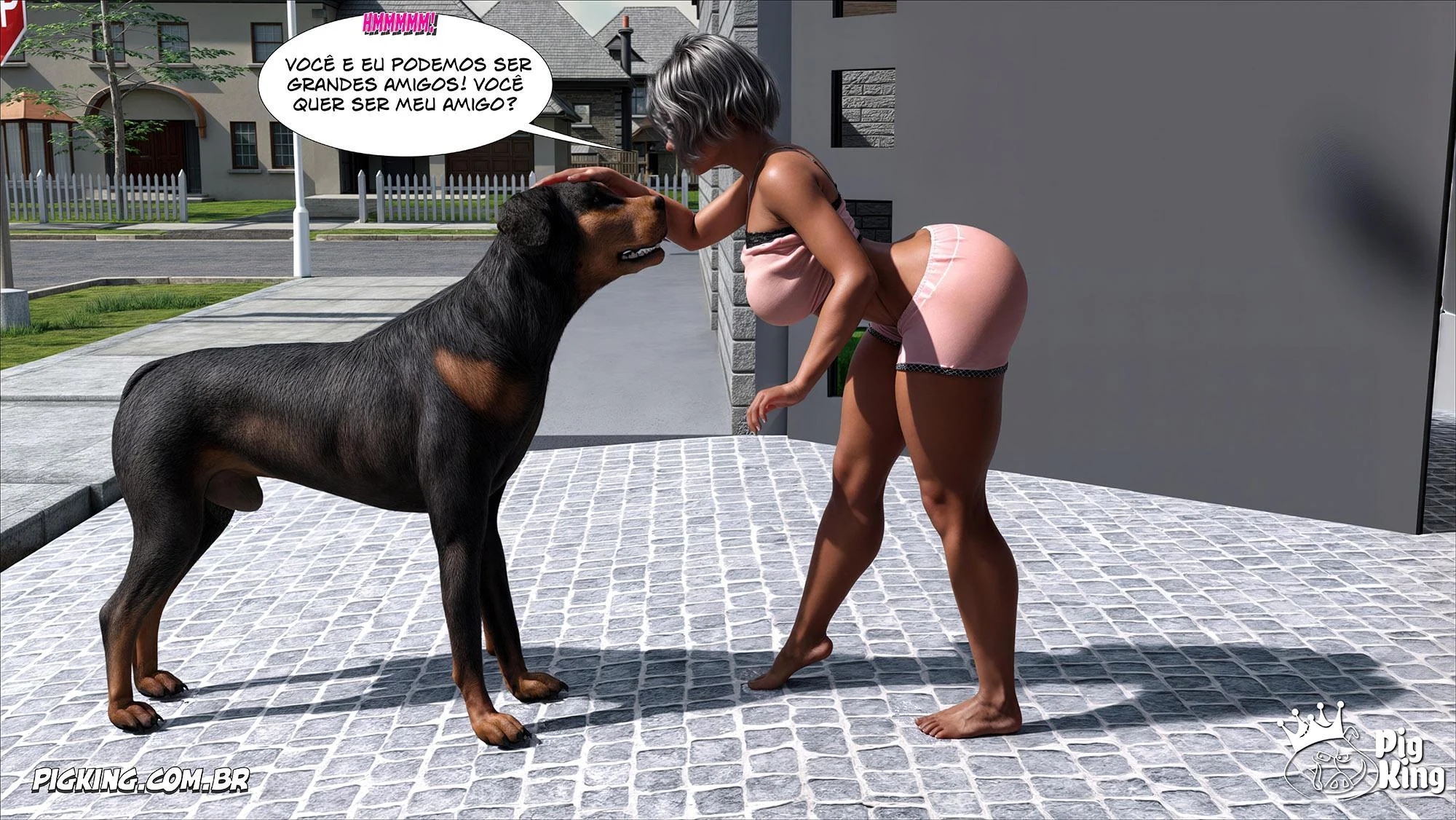 Descubra as Safadezas da Médica Brandie em Quadrinhos 3D Explícitos