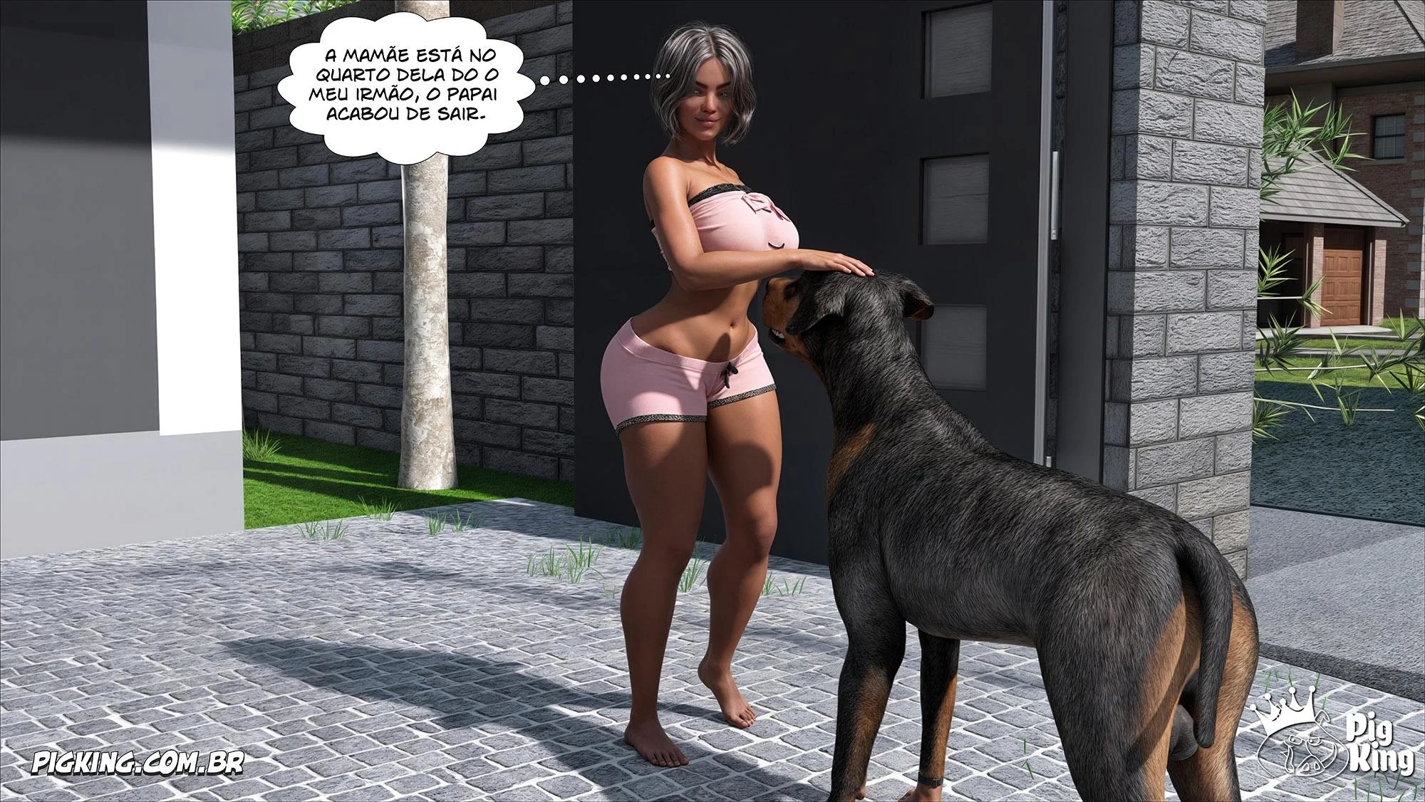 Descubra as Safadezas da Médica Brandie em Quadrinhos 3D Explícitos