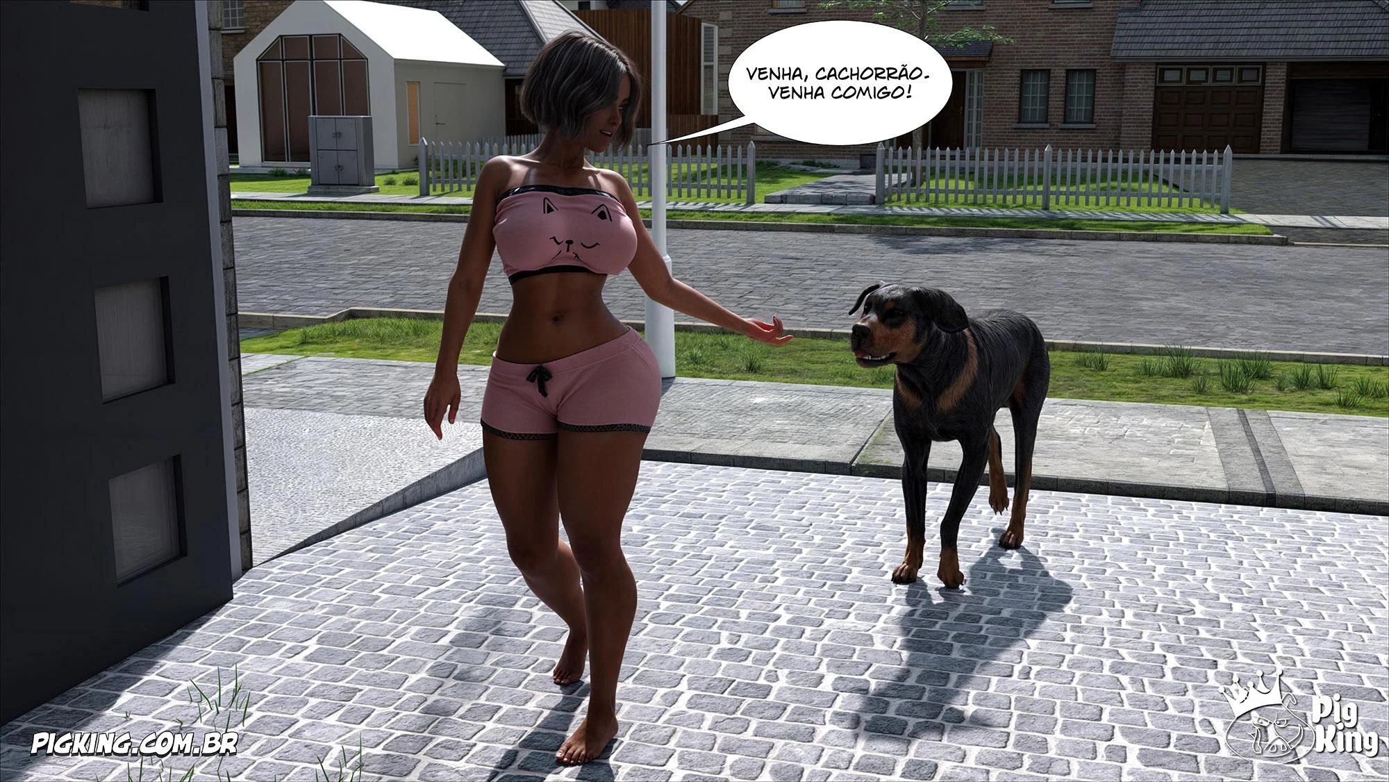 Descubra as Safadezas da Médica Brandie em Quadrinhos 3D Explícitos