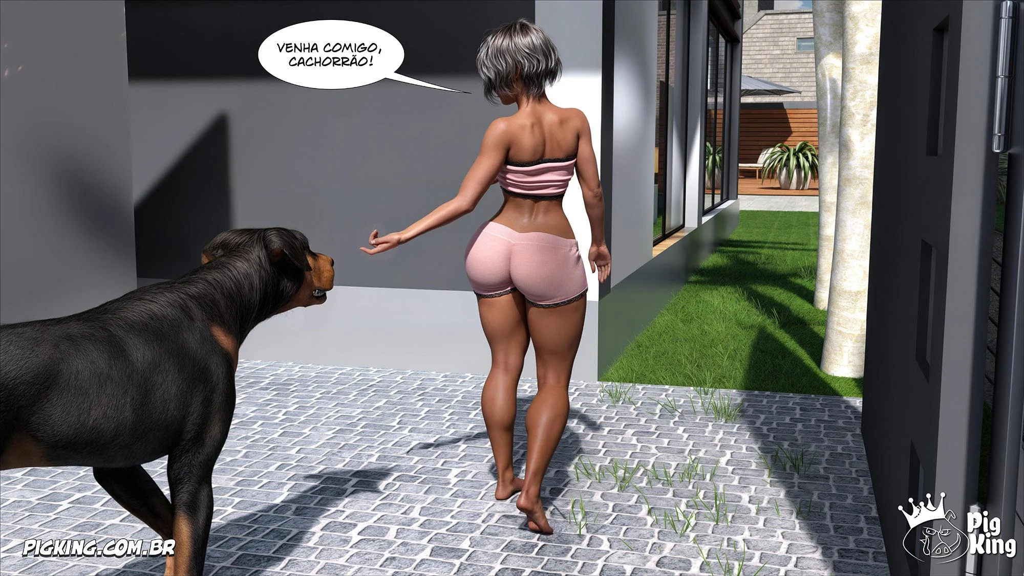 Descubra as Safadezas da Médica Brandie em Quadrinhos 3D Explícitos