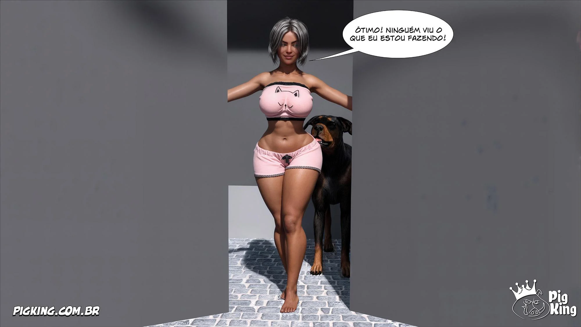 Descubra as Safadezas da Médica Brandie em Quadrinhos 3D Explícitos
