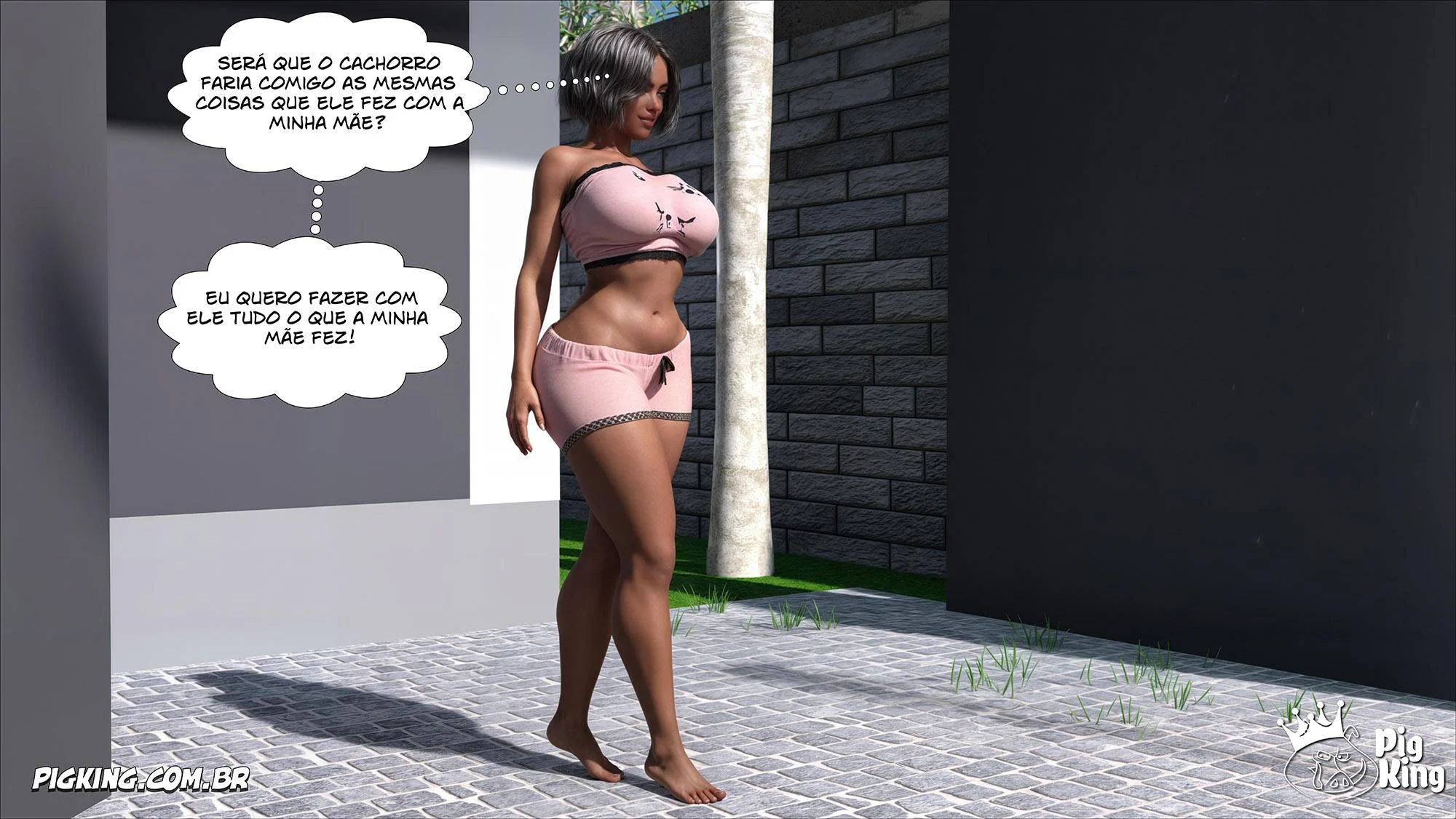 Descubra as Safadezas da Médica Brandie em Quadrinhos 3D Explícitos