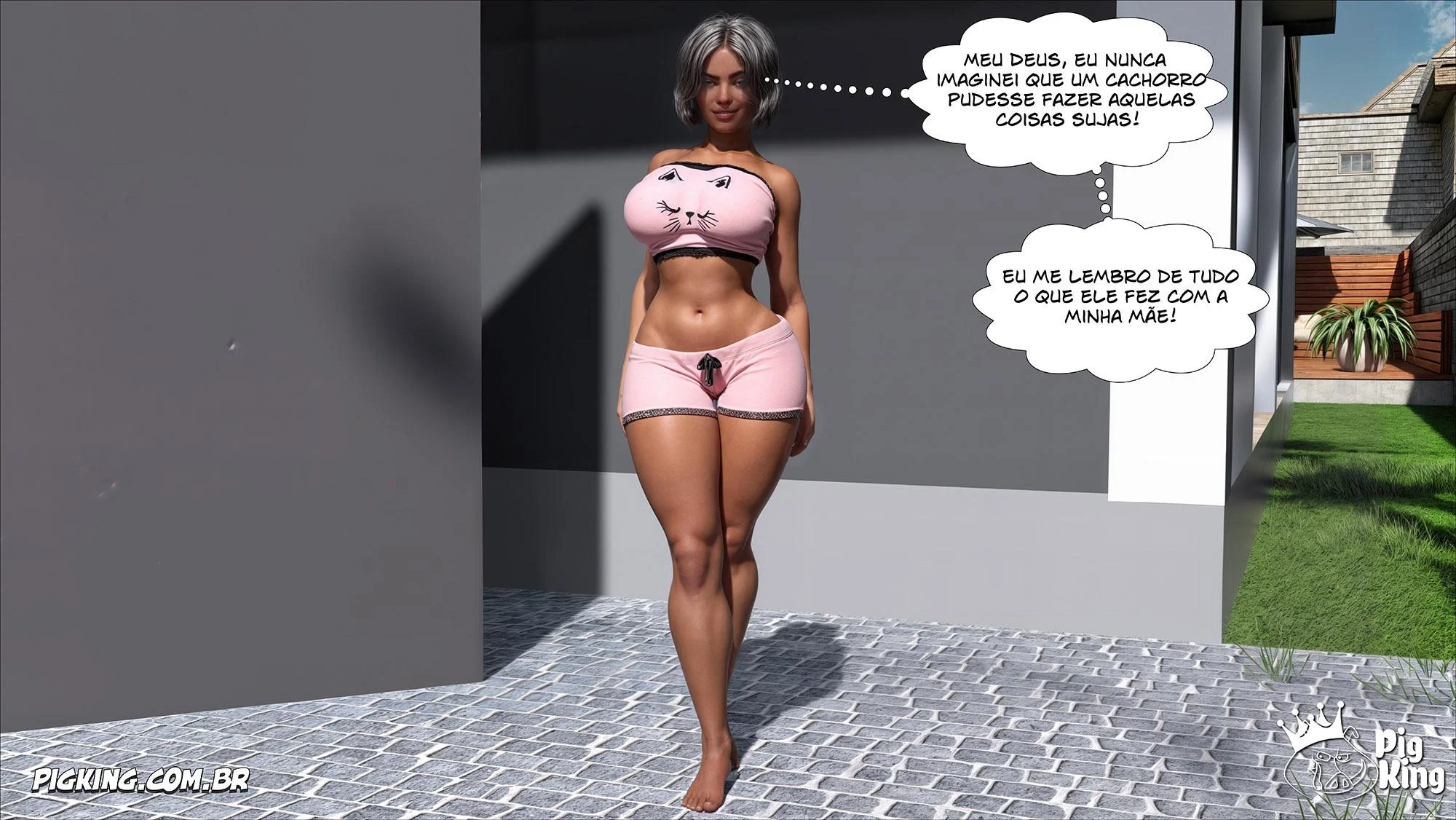 Descubra as Safadezas da Médica Brandie em Quadrinhos 3D Explícitos