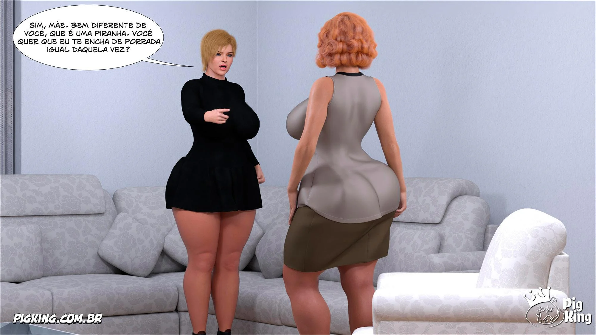 Dona Helena Madura: Aventuras Explícitas em 3D Para Adultos