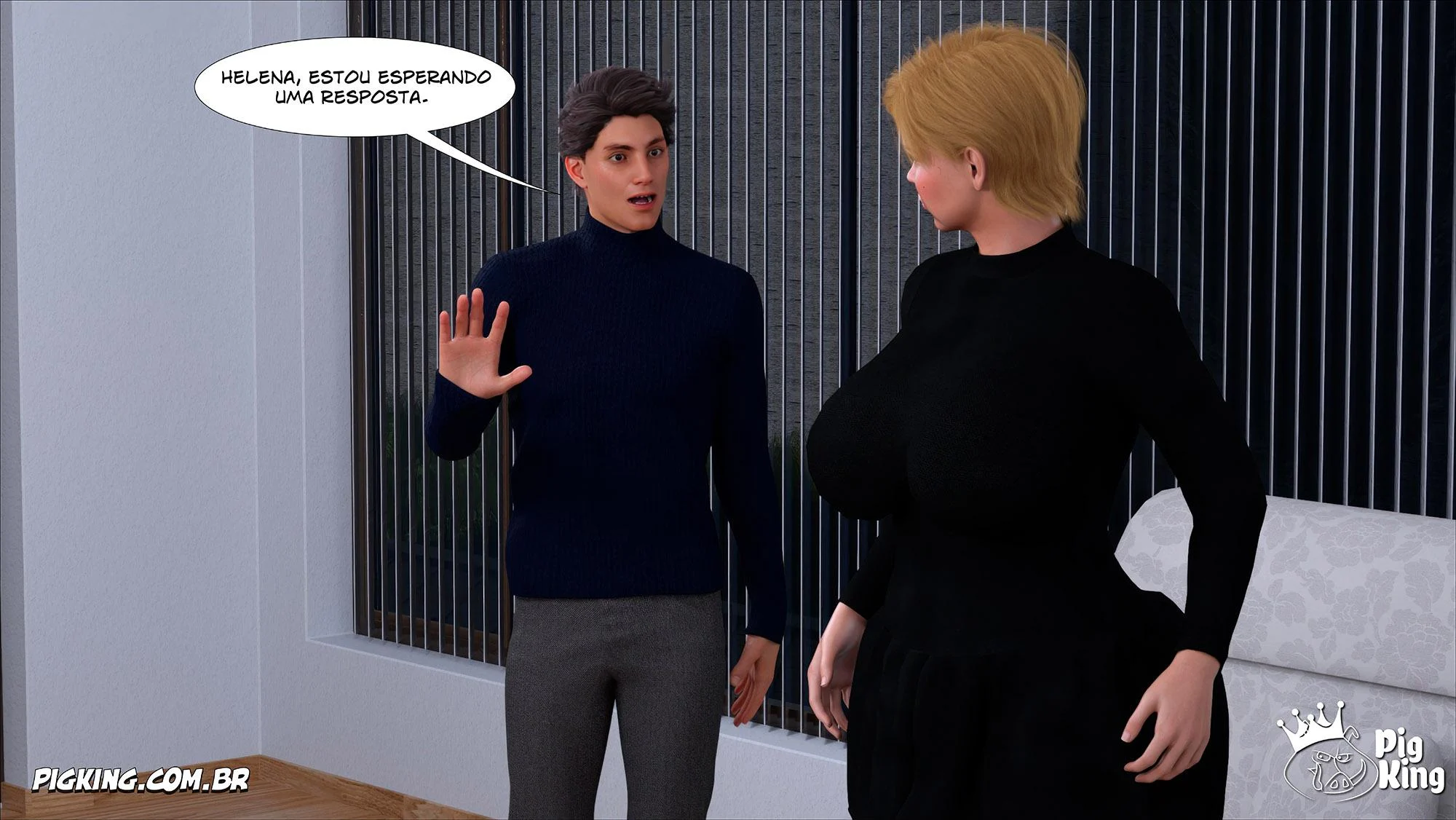 Dona Helena Madura: Aventuras Explícitas em 3D Para Adultos