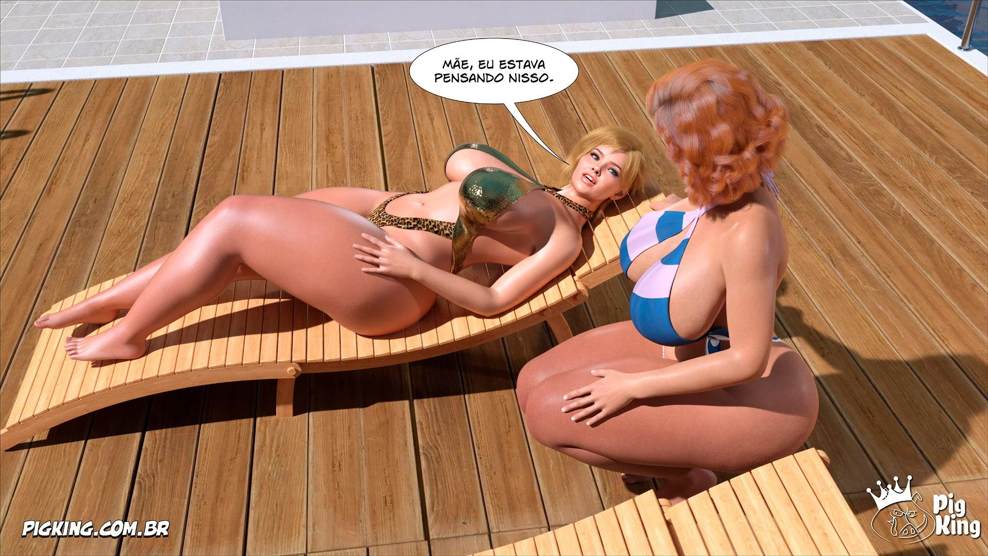 Dona Helena Madura: Aventuras Explícitas em 3D Para Adultos