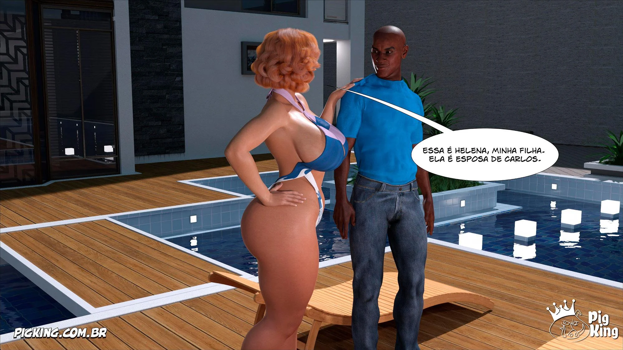 Dona Helena Madura: Aventuras Explícitas em 3D Para Adultos