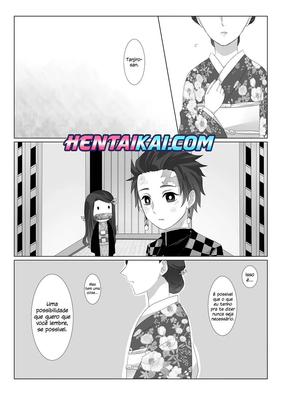 Fodas Explícitas com a Donzela Caída de Kimetsu no Yaiba em HQ