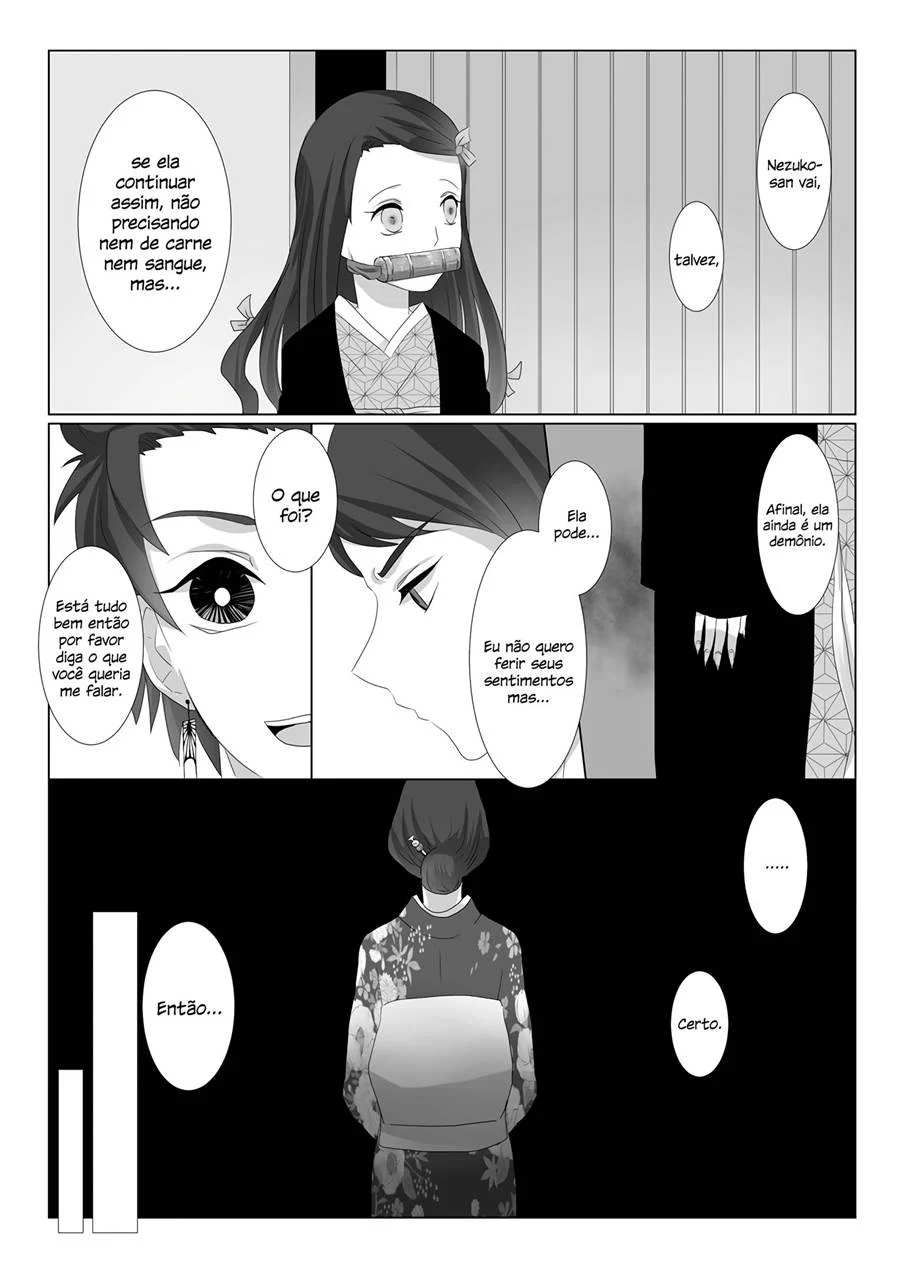 Fodas Explícitas com a Donzela Caída de Kimetsu no Yaiba em HQ