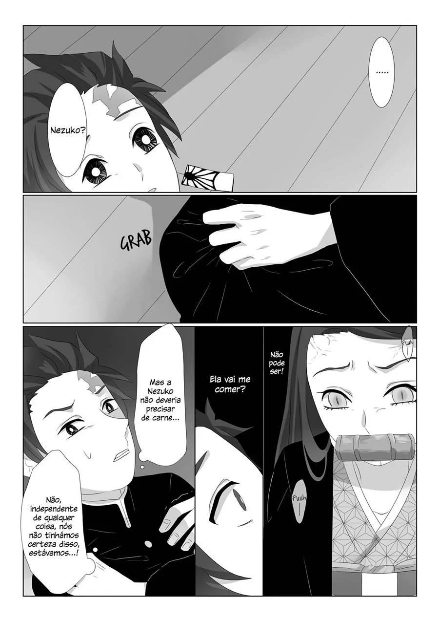 Fodas Explícitas com a Donzela Caída de Kimetsu no Yaiba em HQ