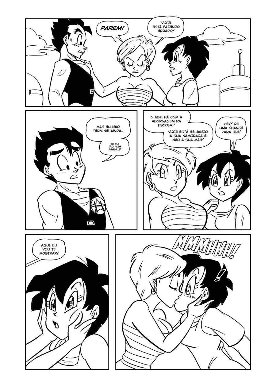 Aula de Sexo Explícito com as Garotas de Dragon Ball na Escola