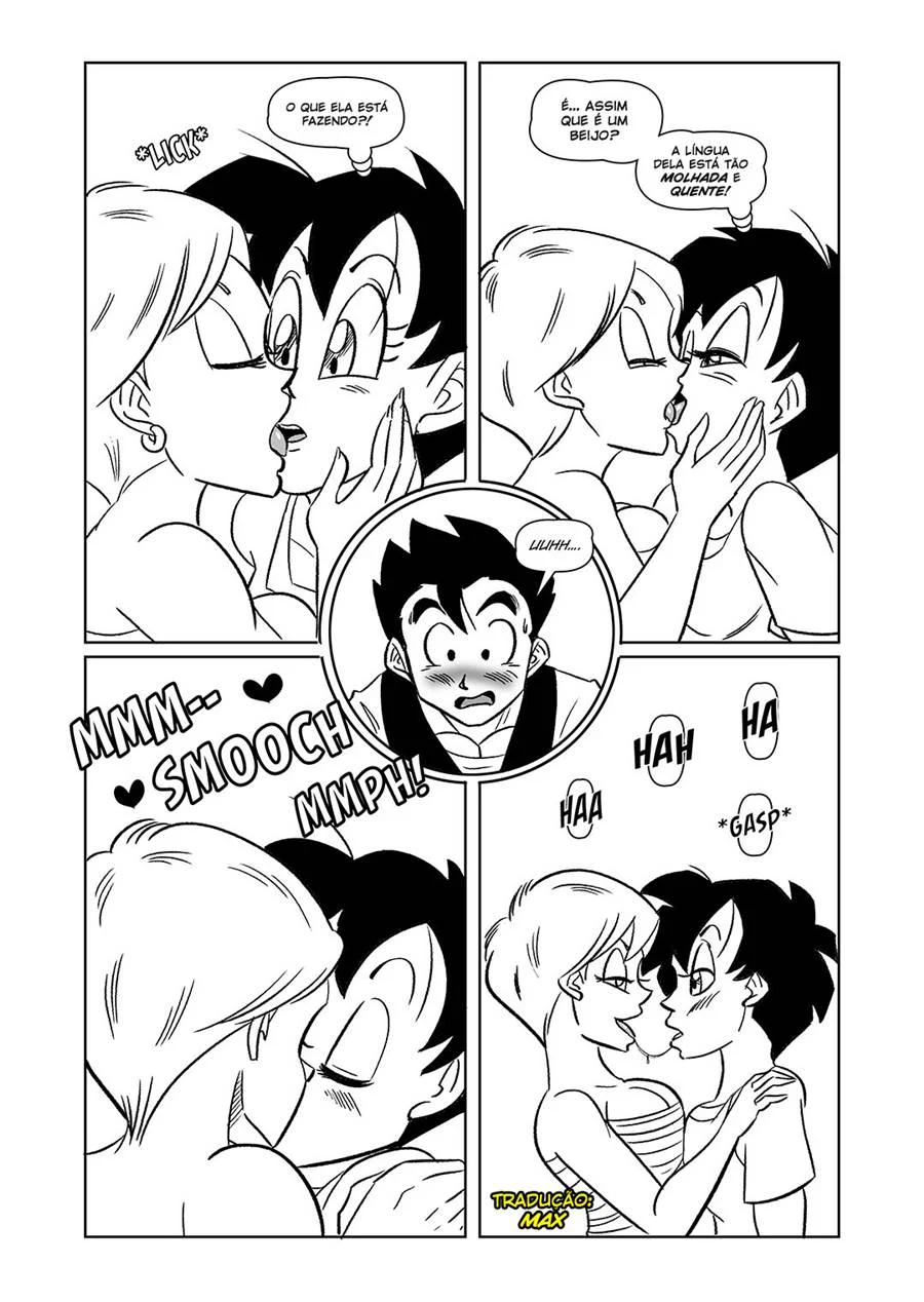 Aula de Sexo Explícito com as Garotas de Dragon Ball na Escola