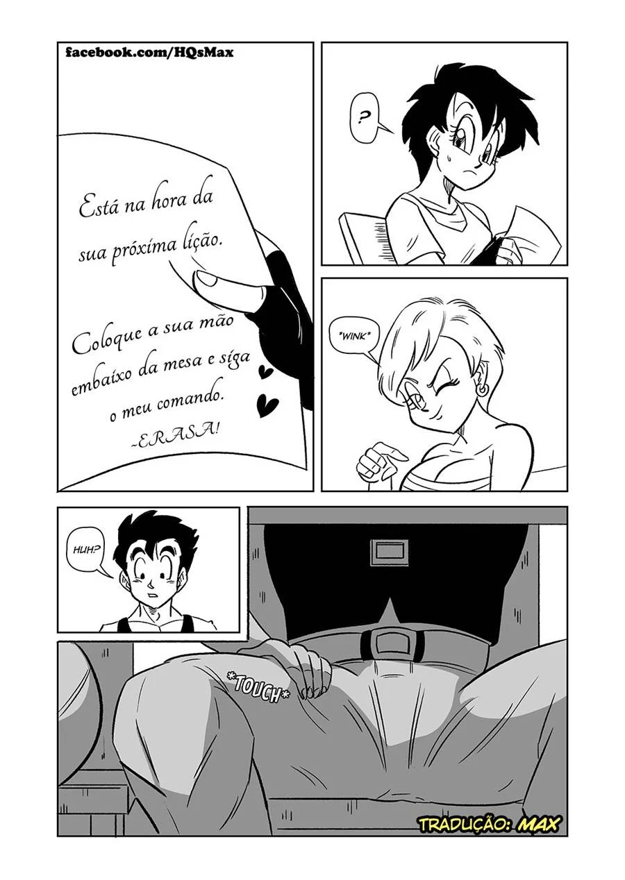 Aula de Sexo Explícito com as Garotas de Dragon Ball na Escola