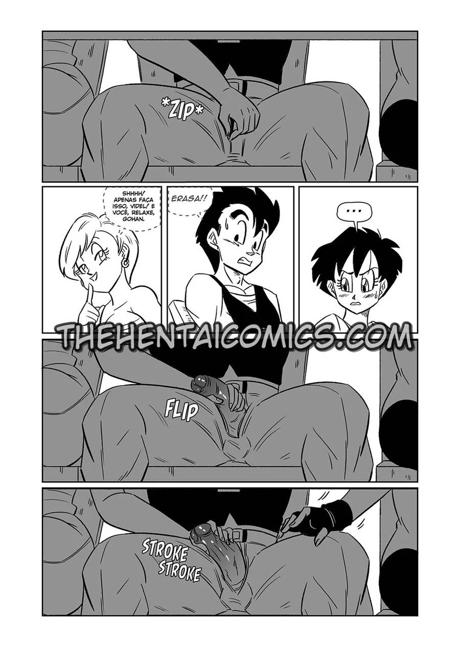 Aula de Sexo Explícito com as Garotas de Dragon Ball na Escola