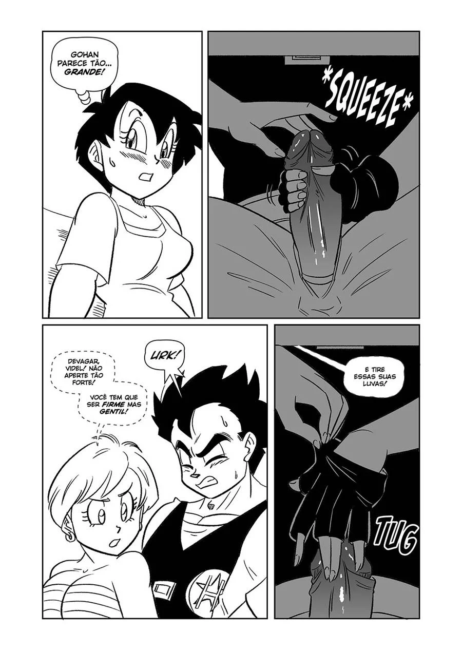 Aula de Sexo Explícito com as Garotas de Dragon Ball na Escola