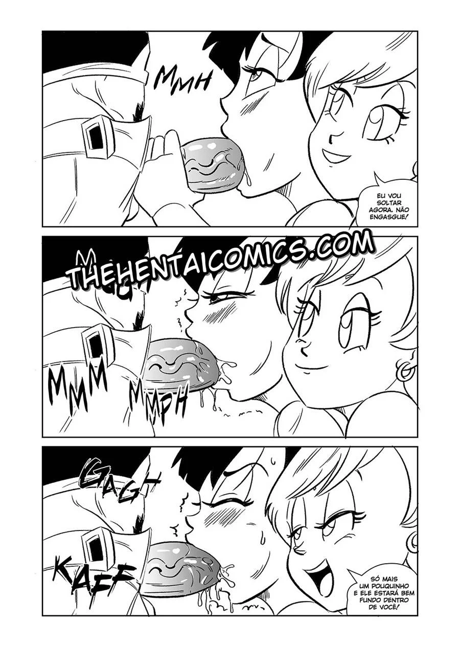 Aula de Sexo Explícito com as Garotas de Dragon Ball na Escola