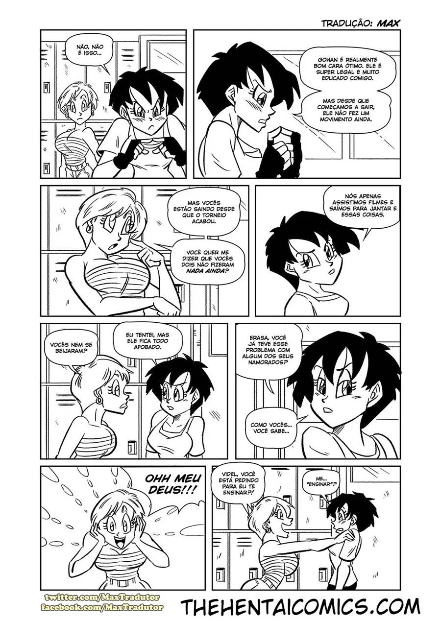 Aula de Sexo Explícito com as Garotas de Dragon Ball na Escola