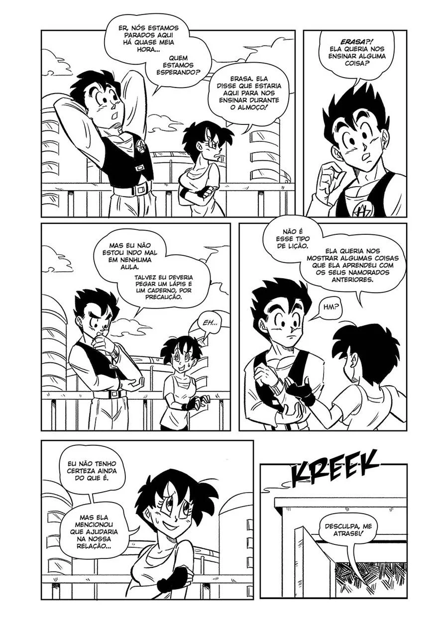 Aula de Sexo Explícito com as Garotas de Dragon Ball na Escola