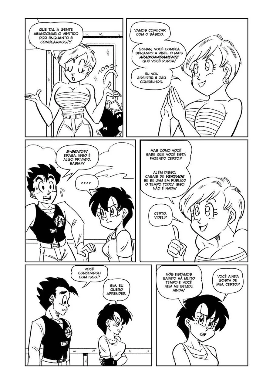 Aula de Sexo Explícito com as Garotas de Dragon Ball na Escola