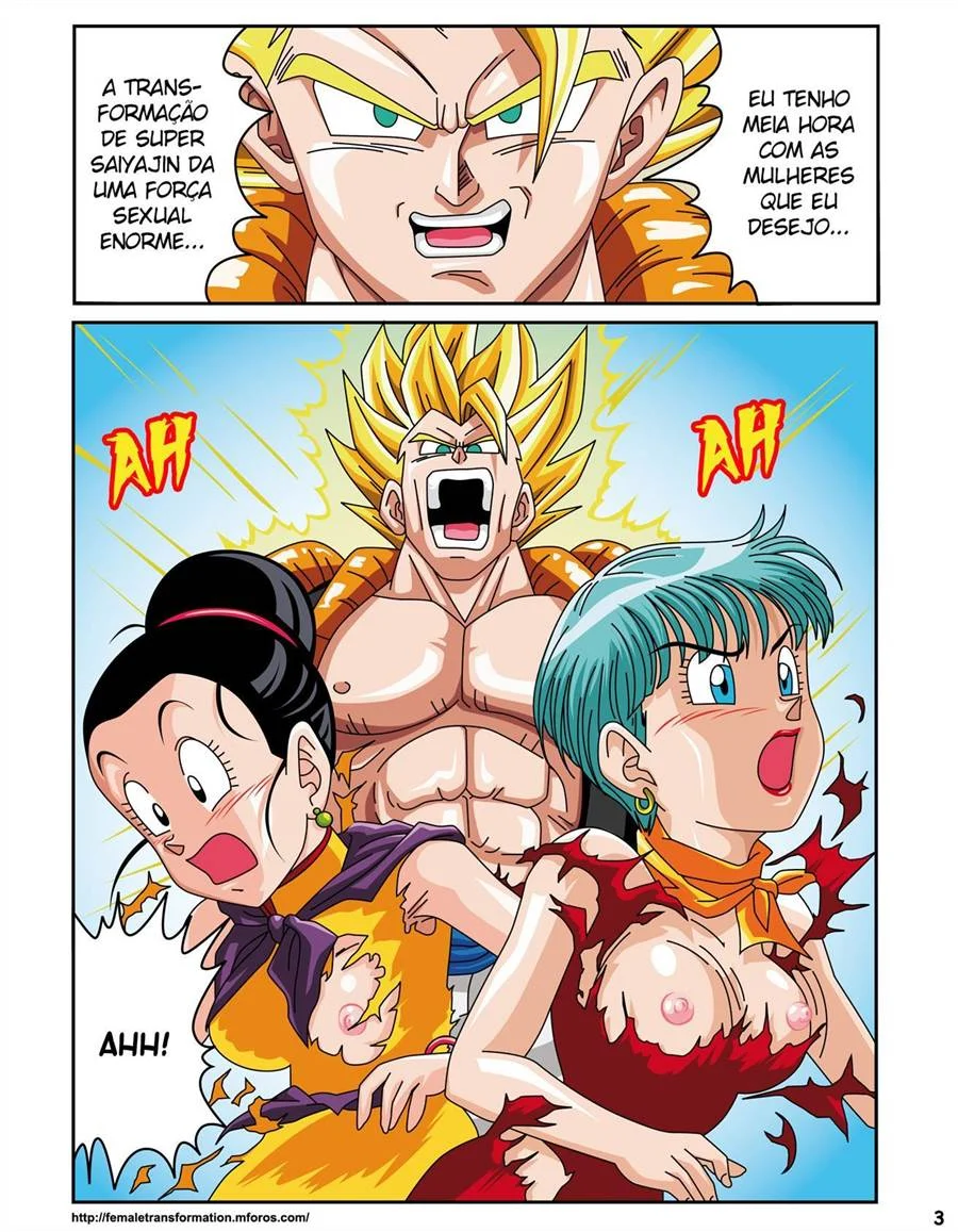 Dragon Ball H: Aventuras Eróticas dos Guerreiros Sayajins em Cenas Explícitas