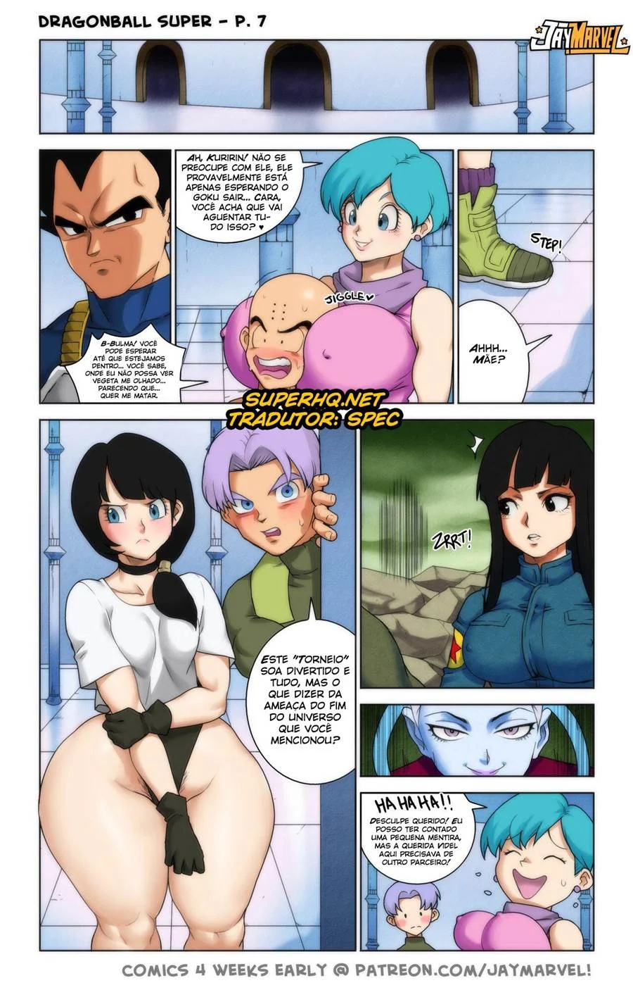 Dragon Ball Super: Torneio Explícito de Sexo em Quadrinhos Eróticos
