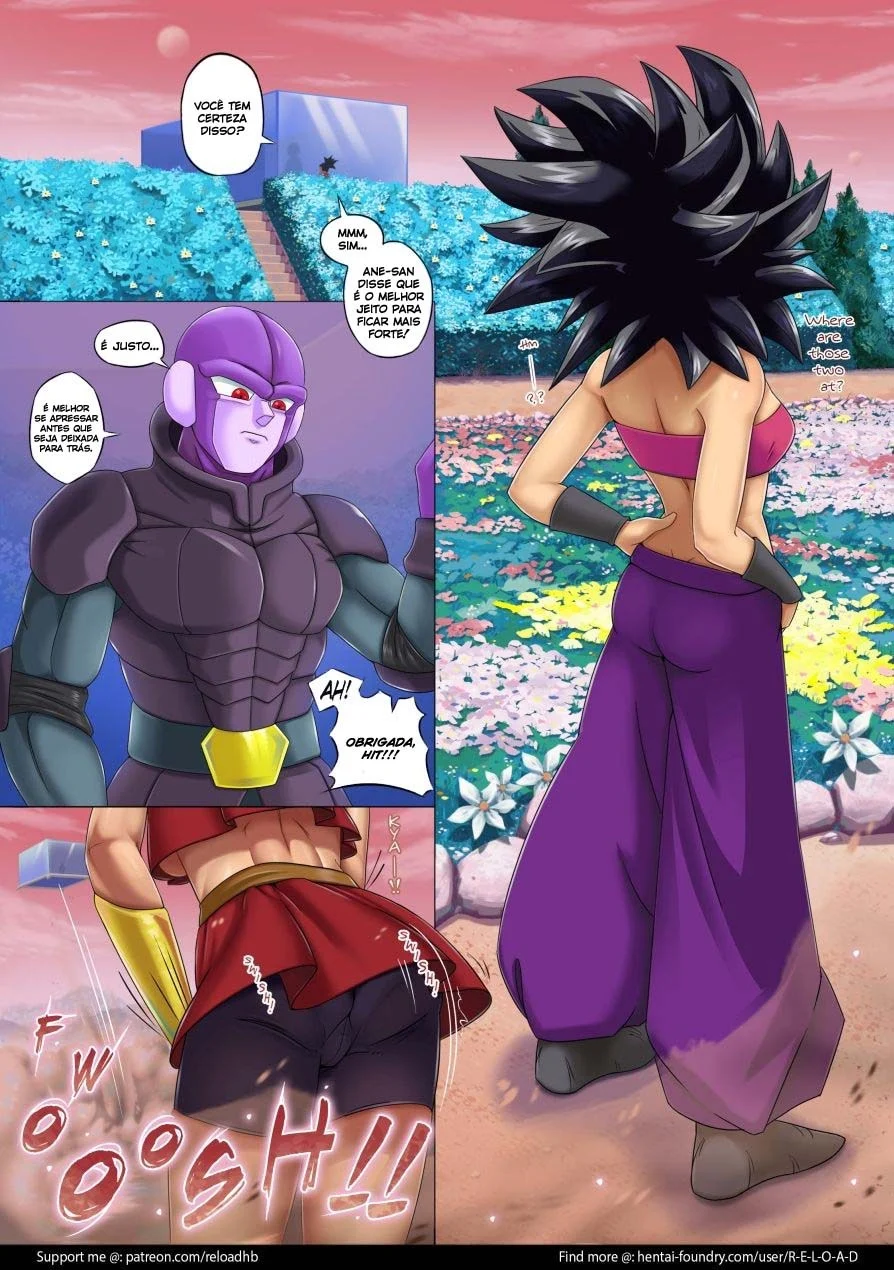 Dragon Ball Super: Saiyans Transam com Força Explícita em HQ Porno