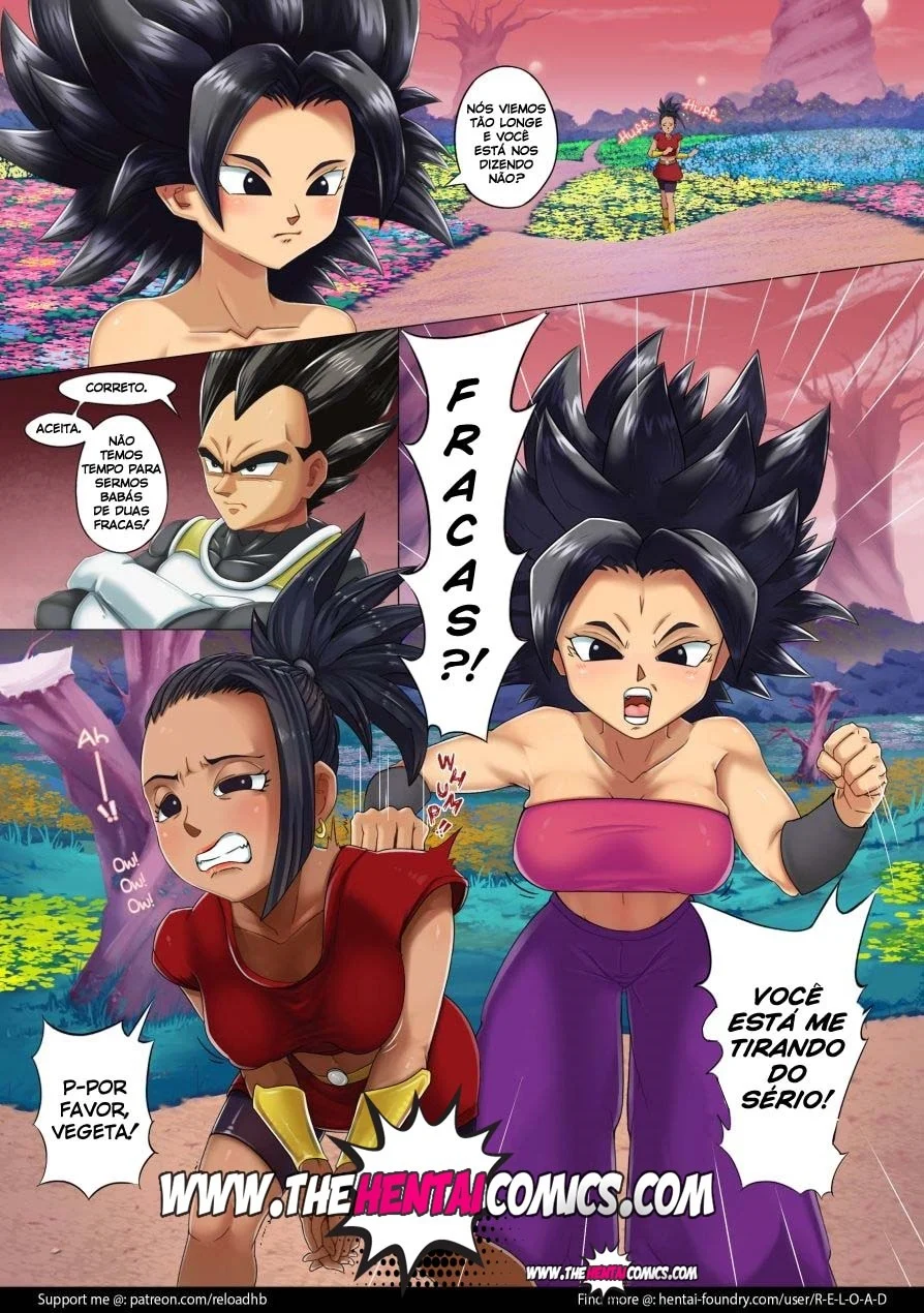 Dragon Ball Super: Saiyans Transam com Força Explícita em HQ Porno