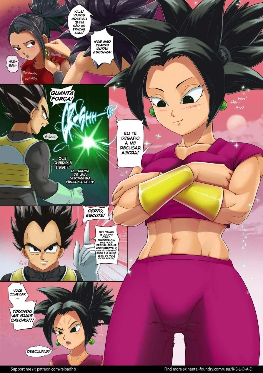Dragon Ball Super: Saiyans Transam com Força Explícita em HQ Porno