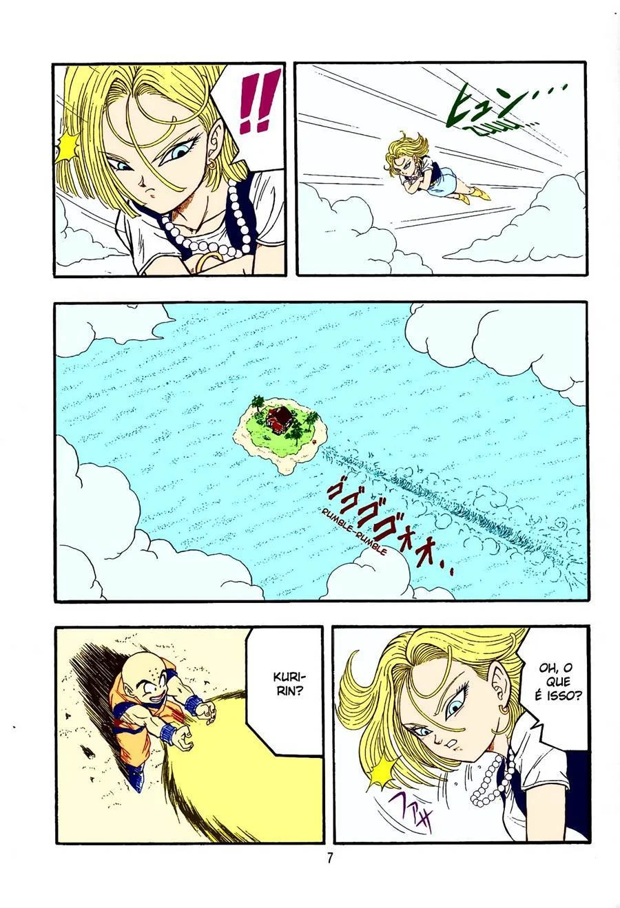 Kuririn Arregaçando a Android 18 - Sexo Explícito nos Quadrinhos Proibidos de Dragon Ball