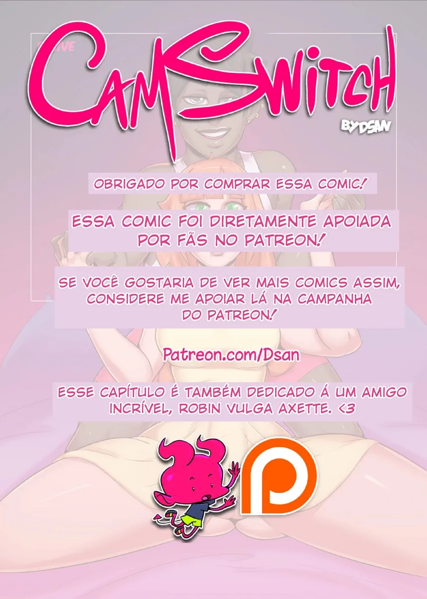 Futanari Explícita: Dsan e Cam Troca de Amigas em HQ Pornô
