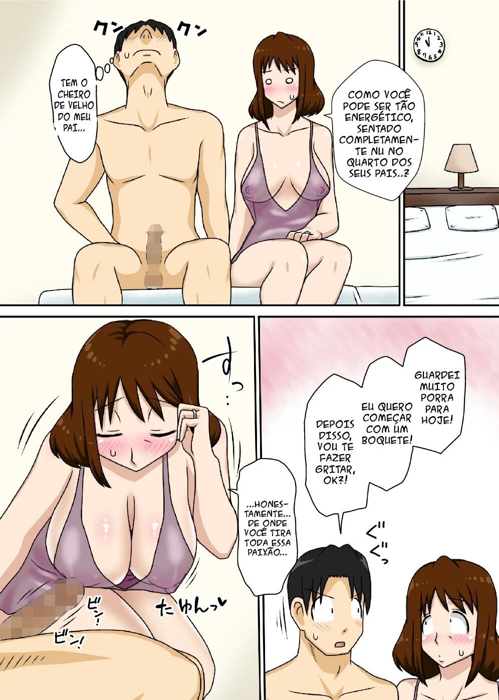 Trabalhando Vícios Incestuosos Com Minha Mãe - Hentai Explícito