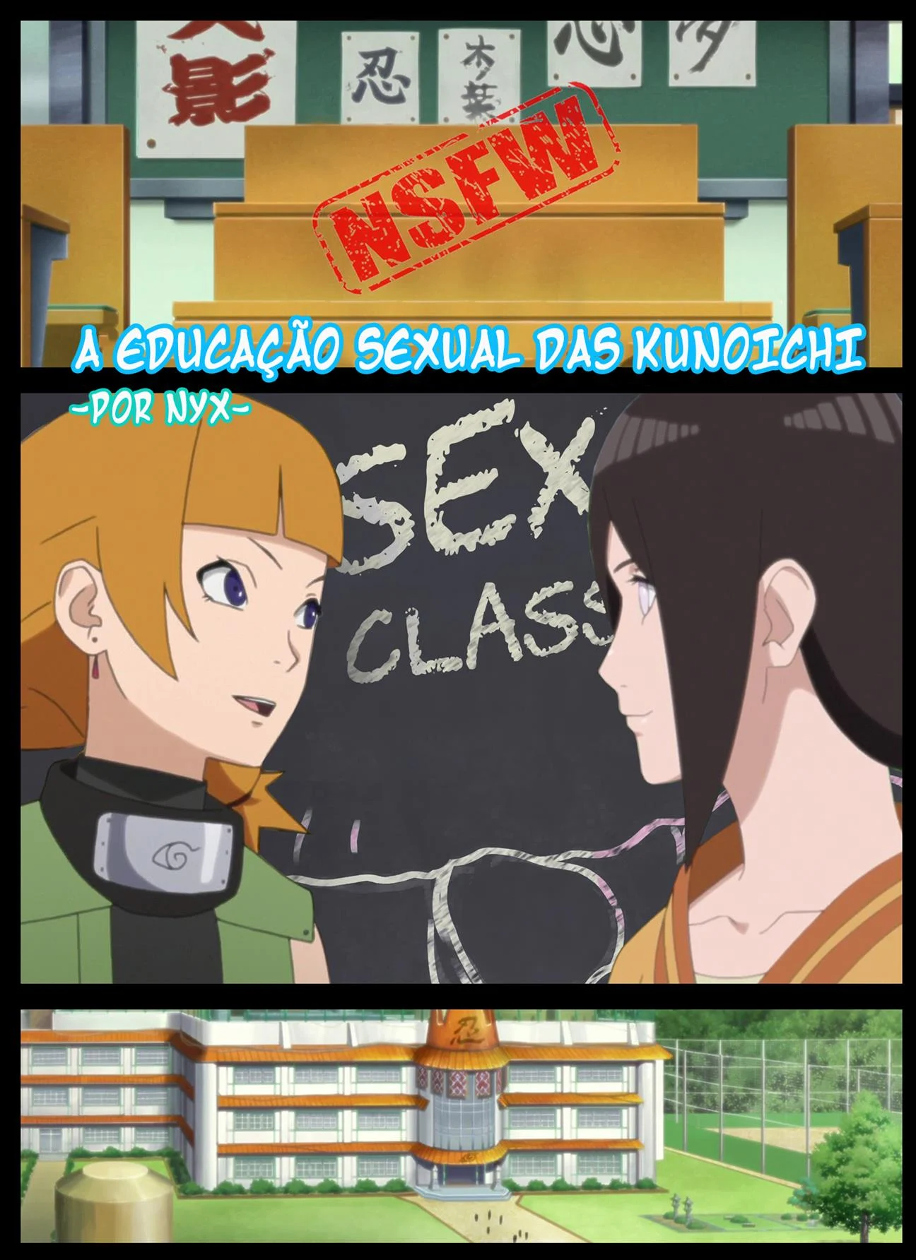 Aula Prática de Sexo entre Ninjas: Quadrinhos Eróticos de Naruto Explícito