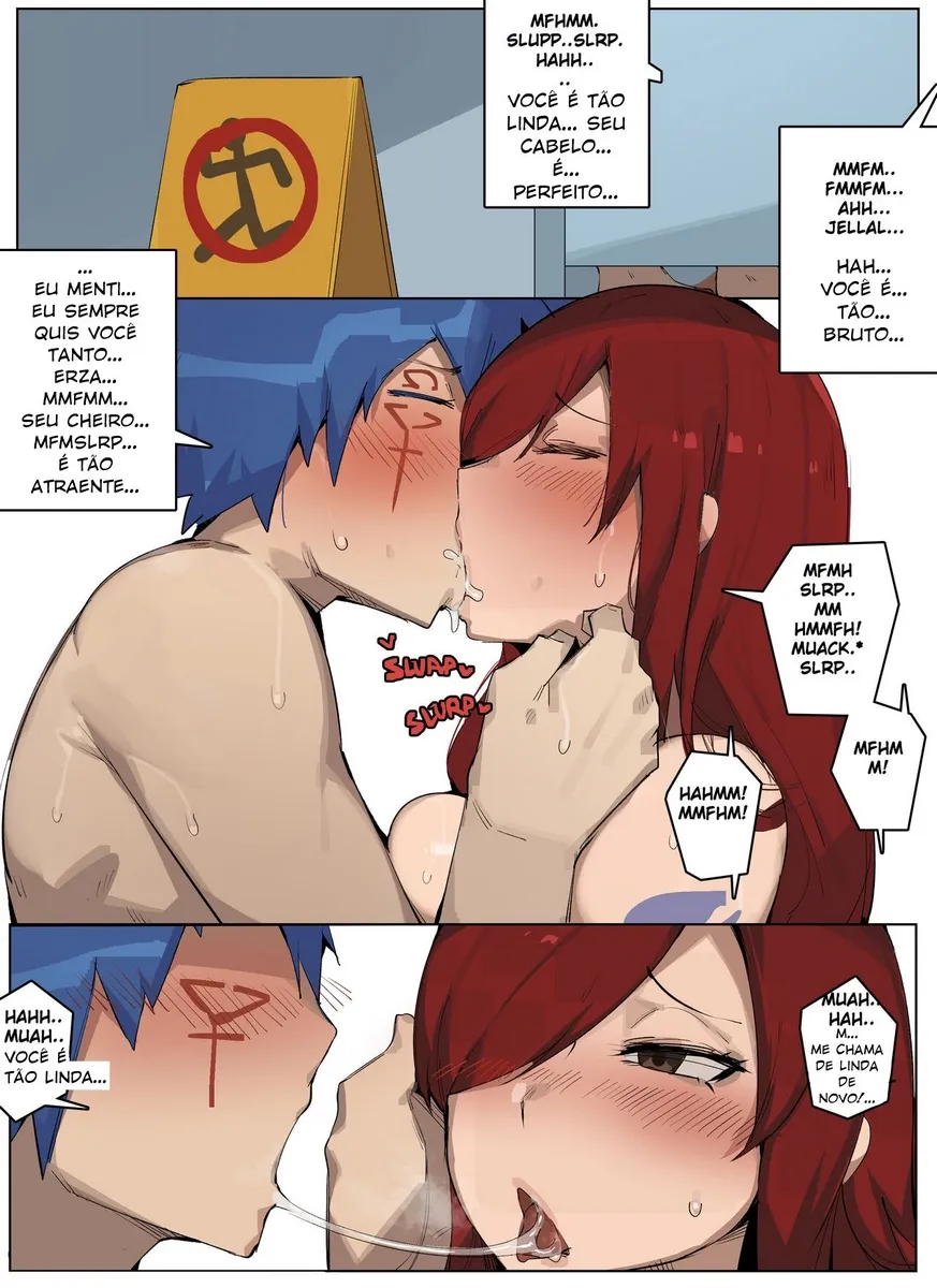 Erza e Jellal: Foda Explícita nos Quadrinhos Proibidos de Fairy Tail
