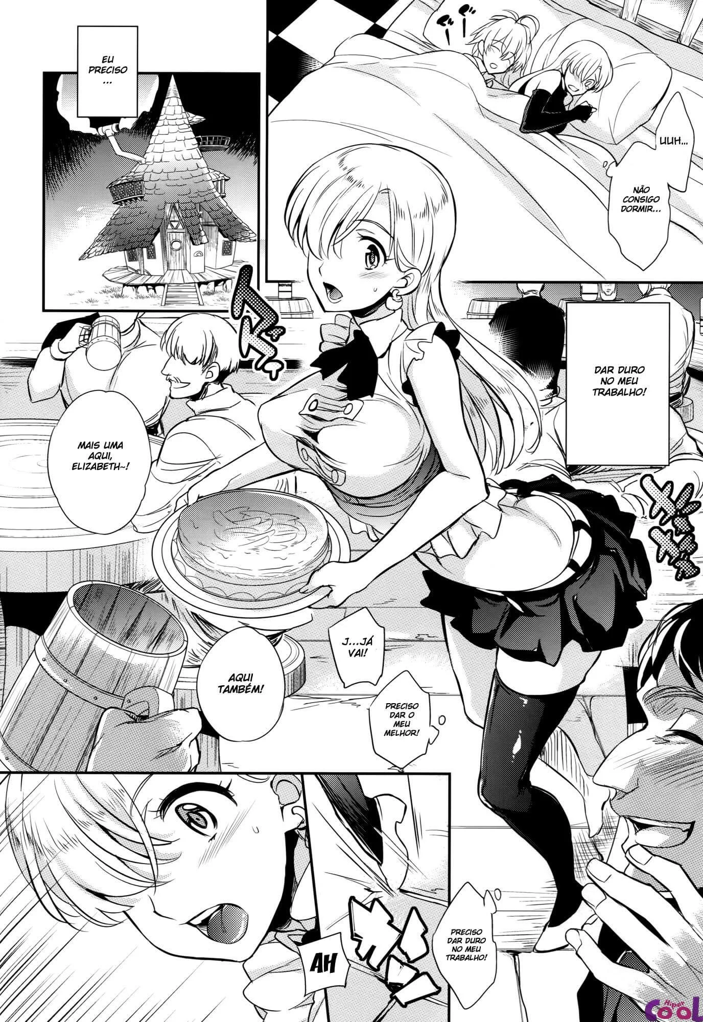 Safada Elizabeth transando sem limites em HQ de Nanatsu no Taizai Safada Elizabeth transando sem limites em HQ de Nanatsu no Taizai