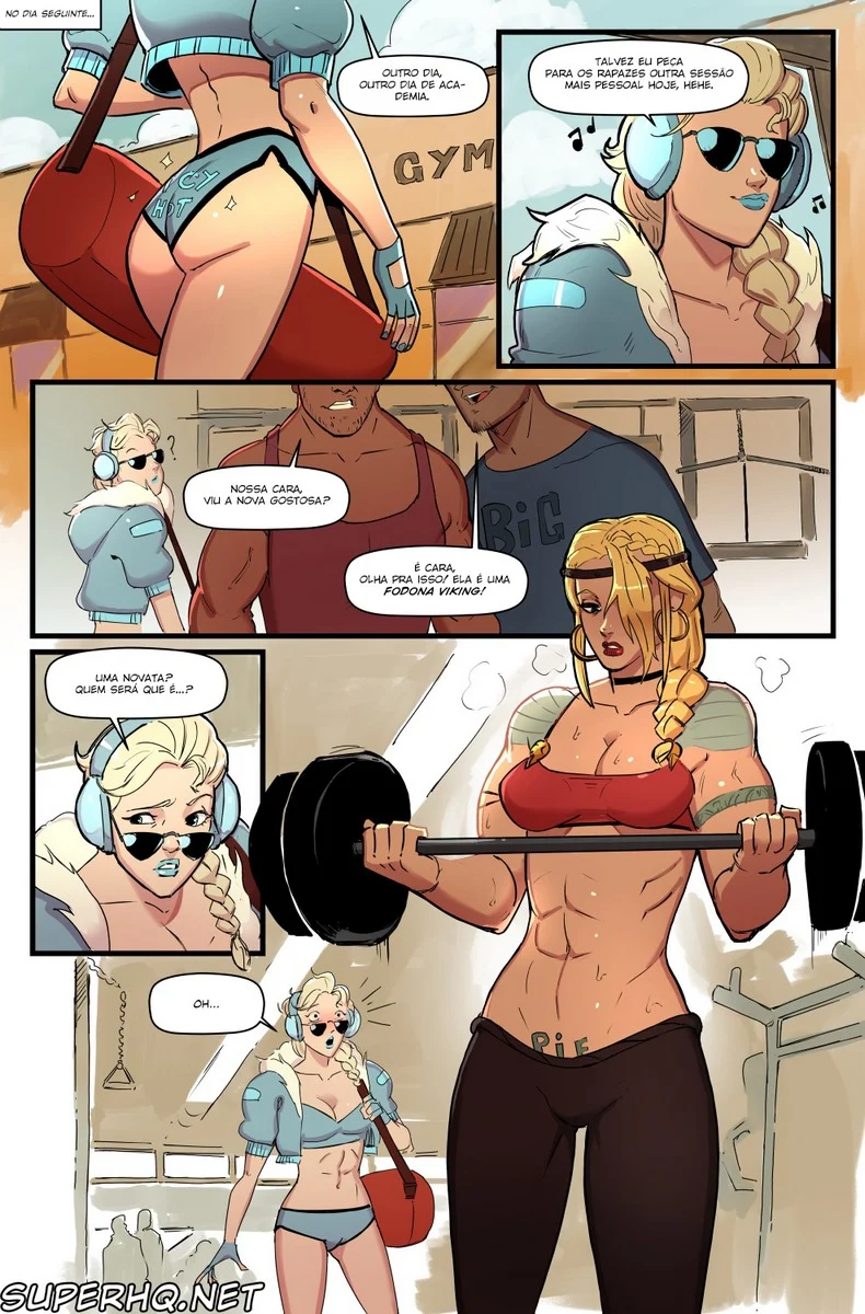 Quadrinhos eróticos: A foda selvagem de Elsa