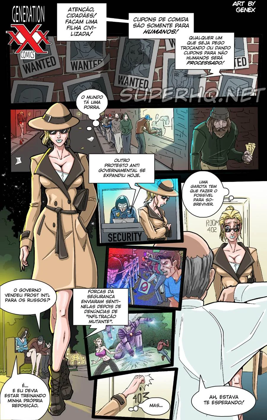 Emma Frost Domina um Futuro Erótico: Quadrinhos de Fetiche e Poder