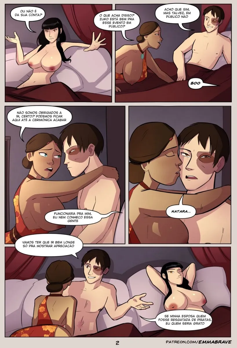 As Aventuras Sexuais de EmmaBrave: Quadrinhos Eróticos Explícitos em Avatar 18+