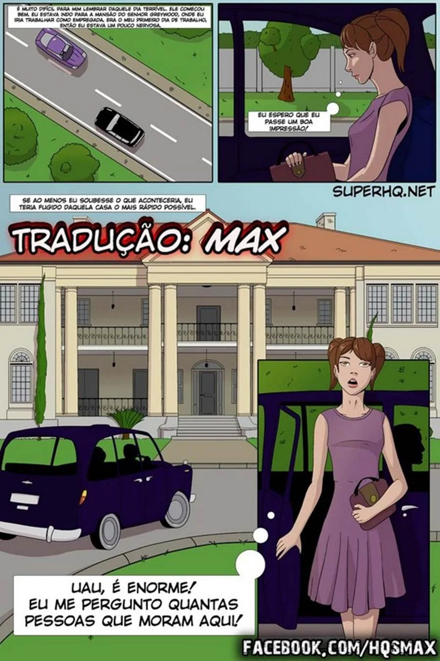 Empregada Submissa em Cena de Sexo Explícito - Hentai Ardente em HQ.