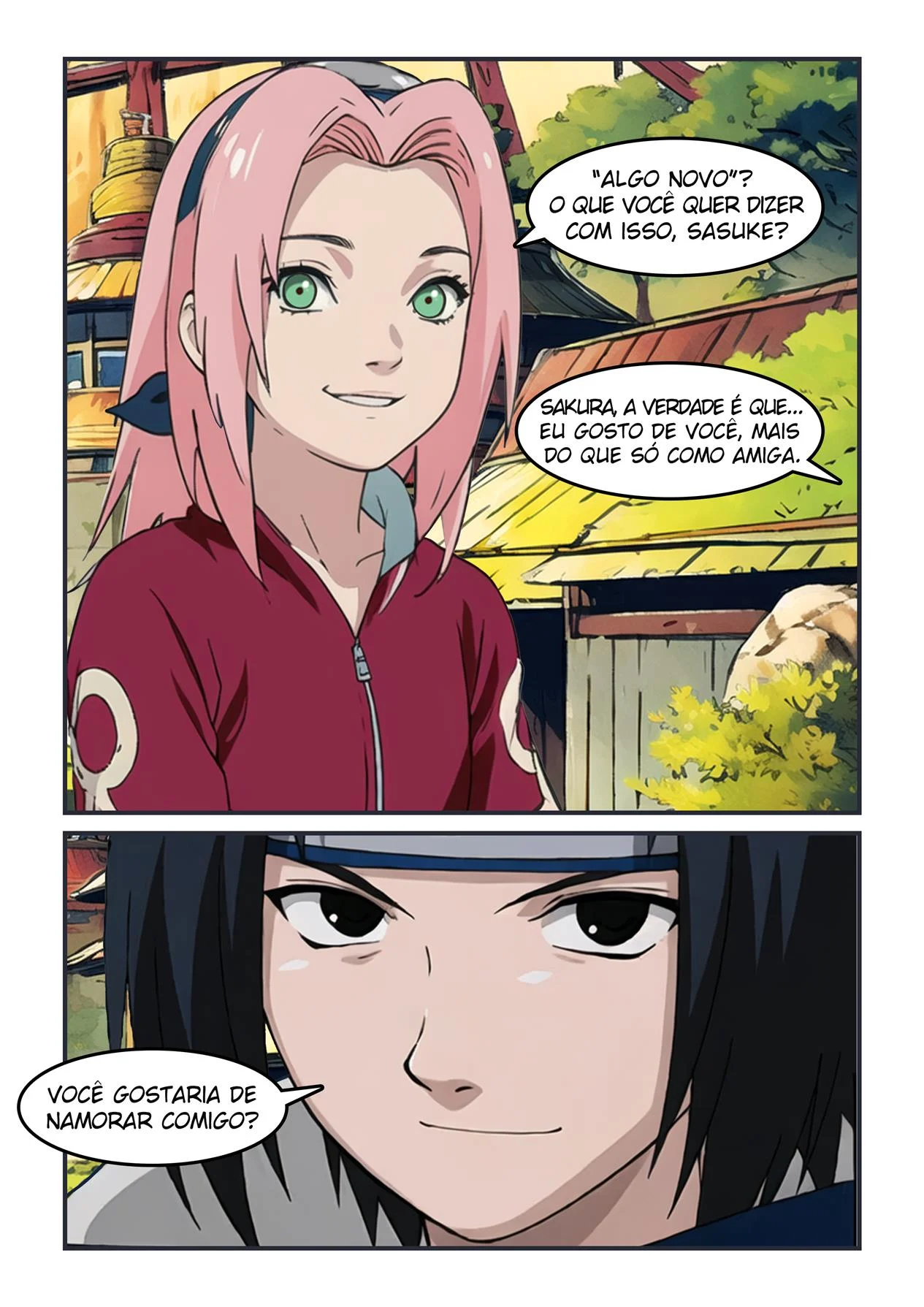 Sakura Fode com Naruto em Cena Proibida - HQ Adulta Explícita