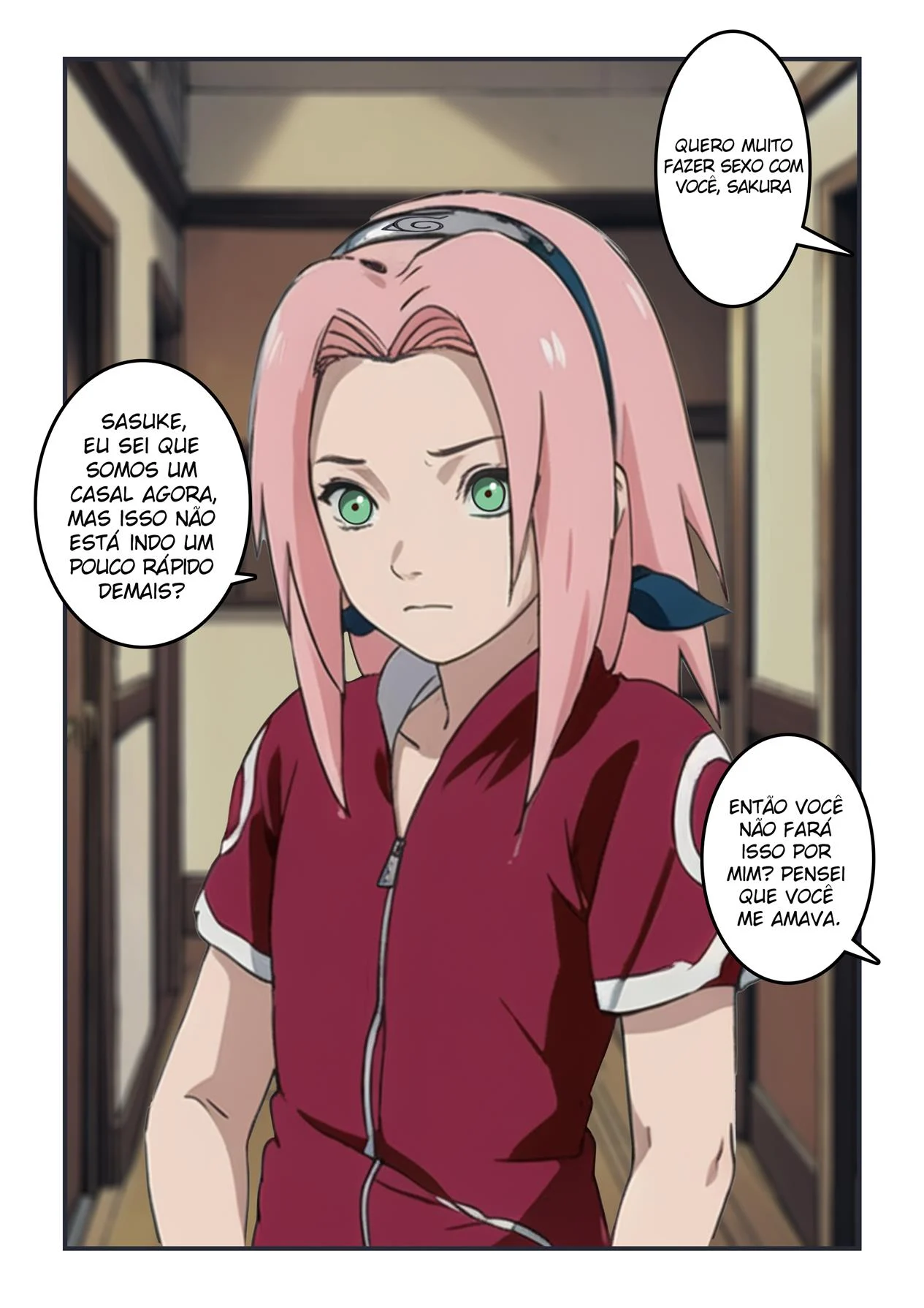 Sakura Fode com Naruto em Cena Proibida - HQ Adulta Explícita