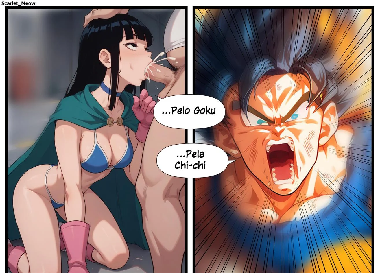 Enquanto Goku não está, sua esposa recebe pica no rabo por um desconhecido Enquanto Goku não está, sua esposa recebe pica no rabo por um desconhecido