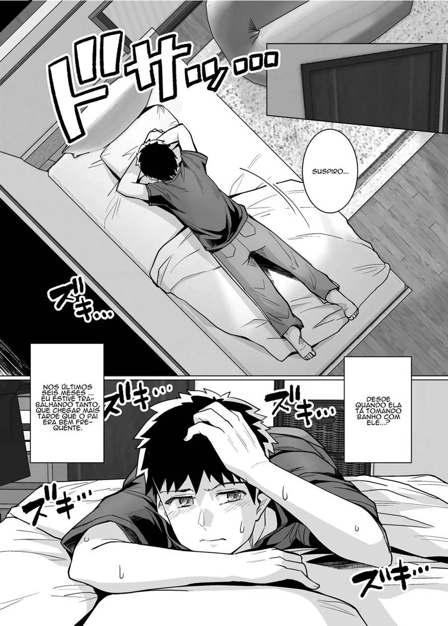 Enteada Dá para o Padrasto em Cena Quente no Quarto - Hentai Explícito