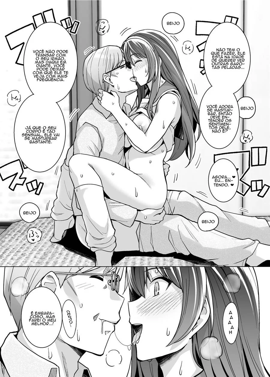 Enteada Dá para o Padrasto em Cena Quente no Quarto - Hentai Explícito