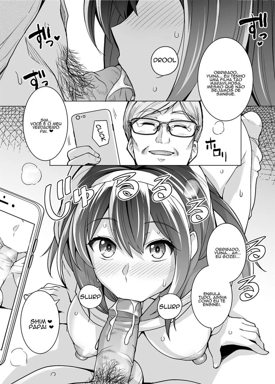 Enteada Dá para o Padrasto em Cena Quente no Quarto - Hentai Explícito