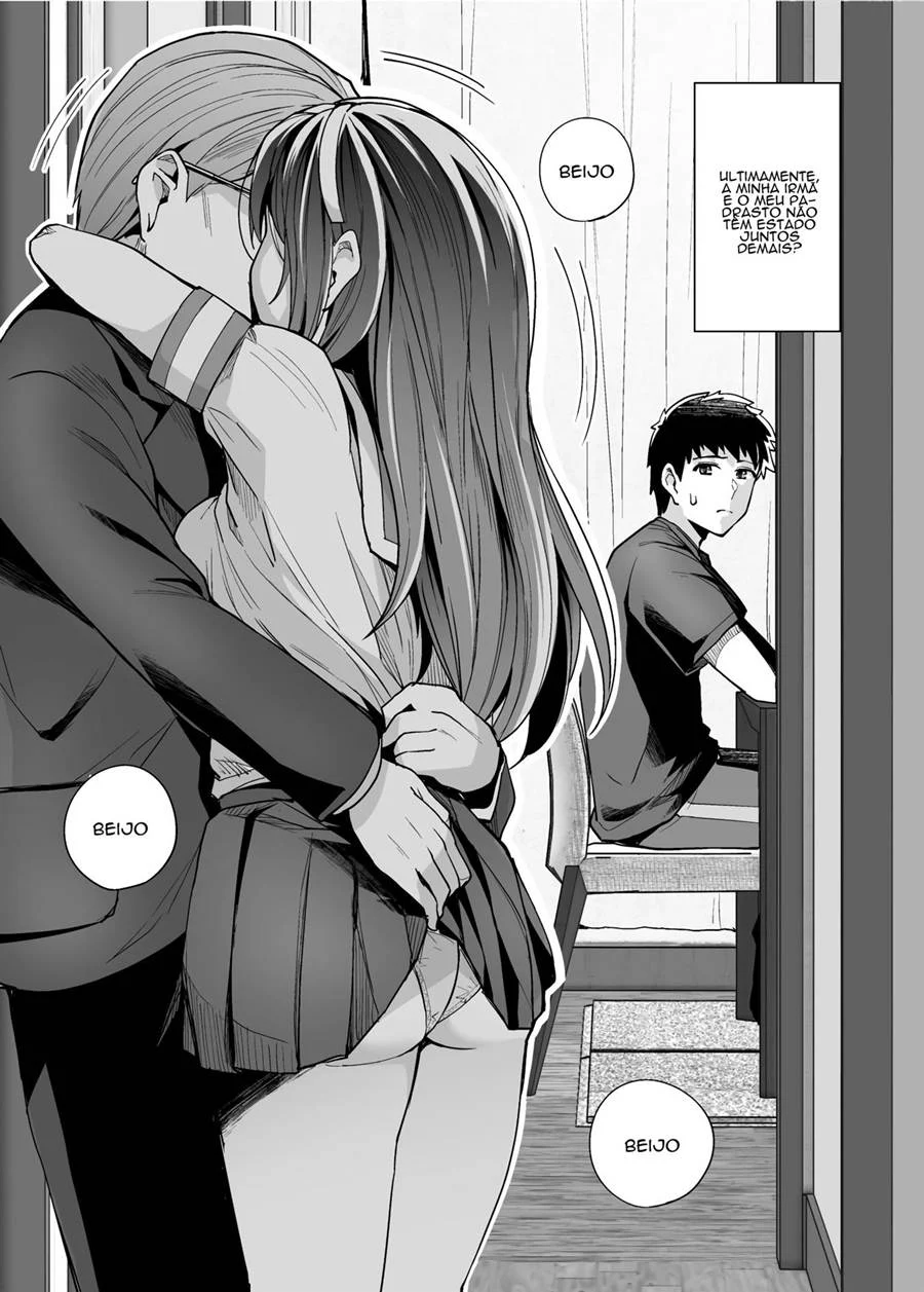 Enteada Dá para o Padrasto em Cena Quente no Quarto - Hentai Explícito