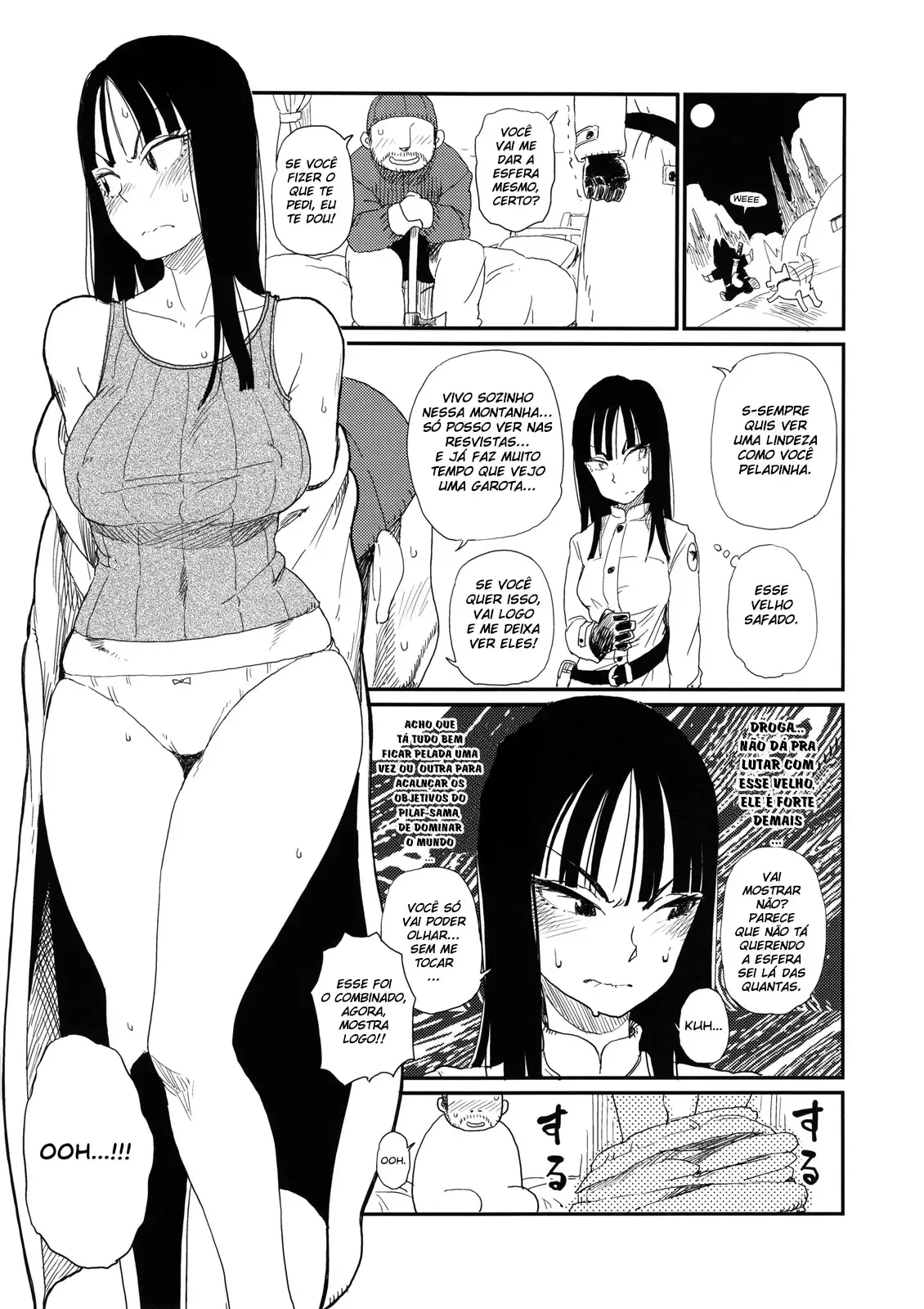 Hentai Explícito de Dragon Ball com Sexo Ardente nos Quadrinhos