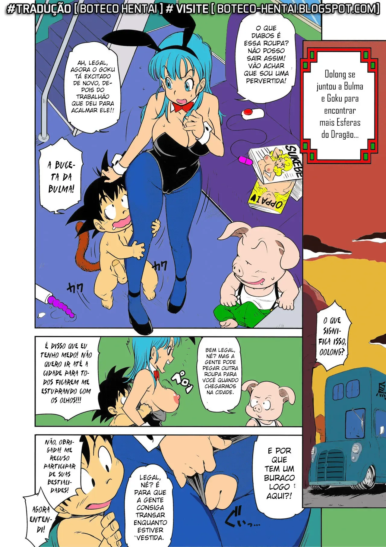 Fodas Explícitas das Gostosas de Dragon Ball em HQ Sem Censura