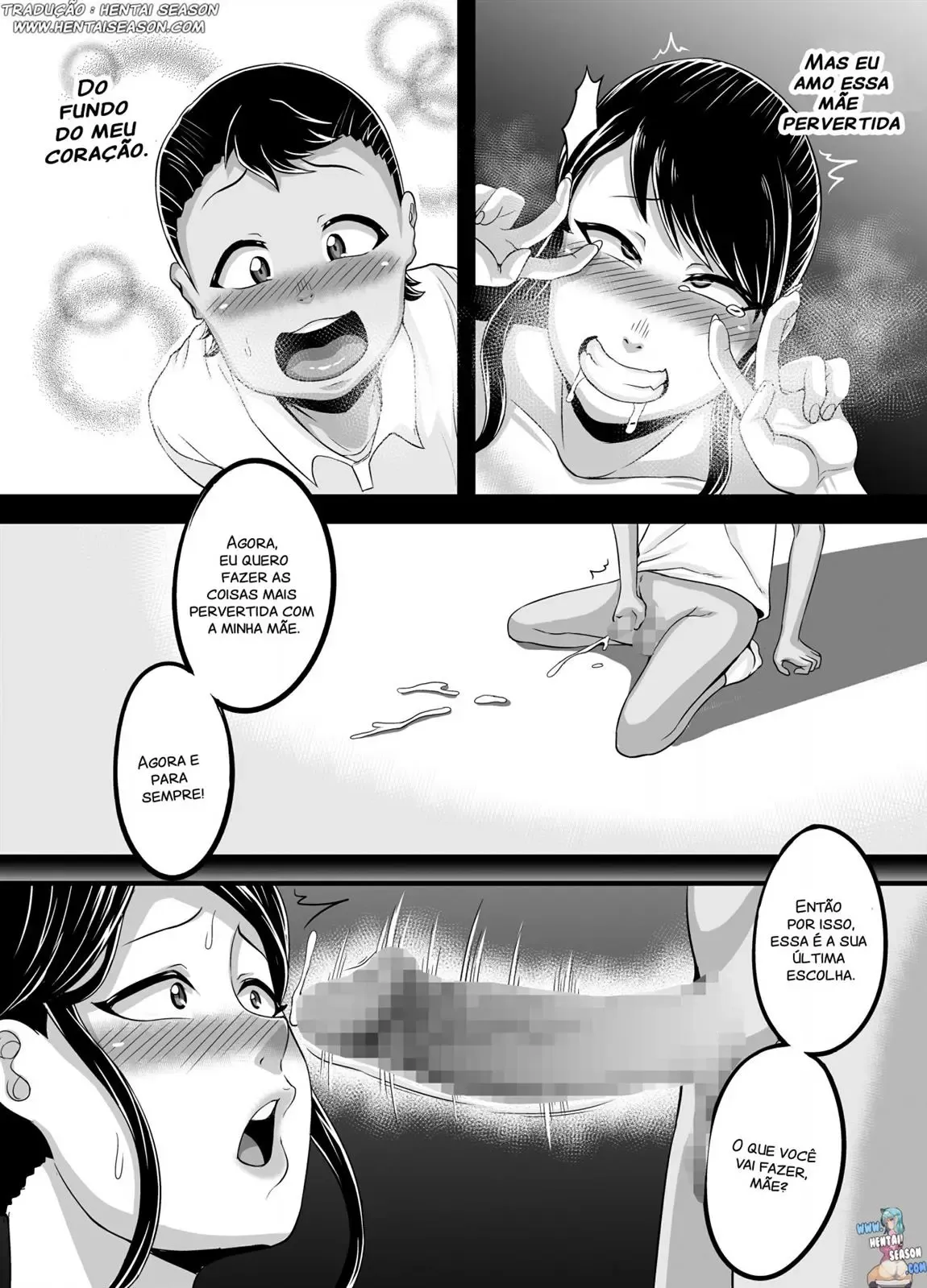 Amor Proibido Entre Mãe e Filho em HQ Explícita Amor Proibido Entre Mãe e Filho em HQ Explícita