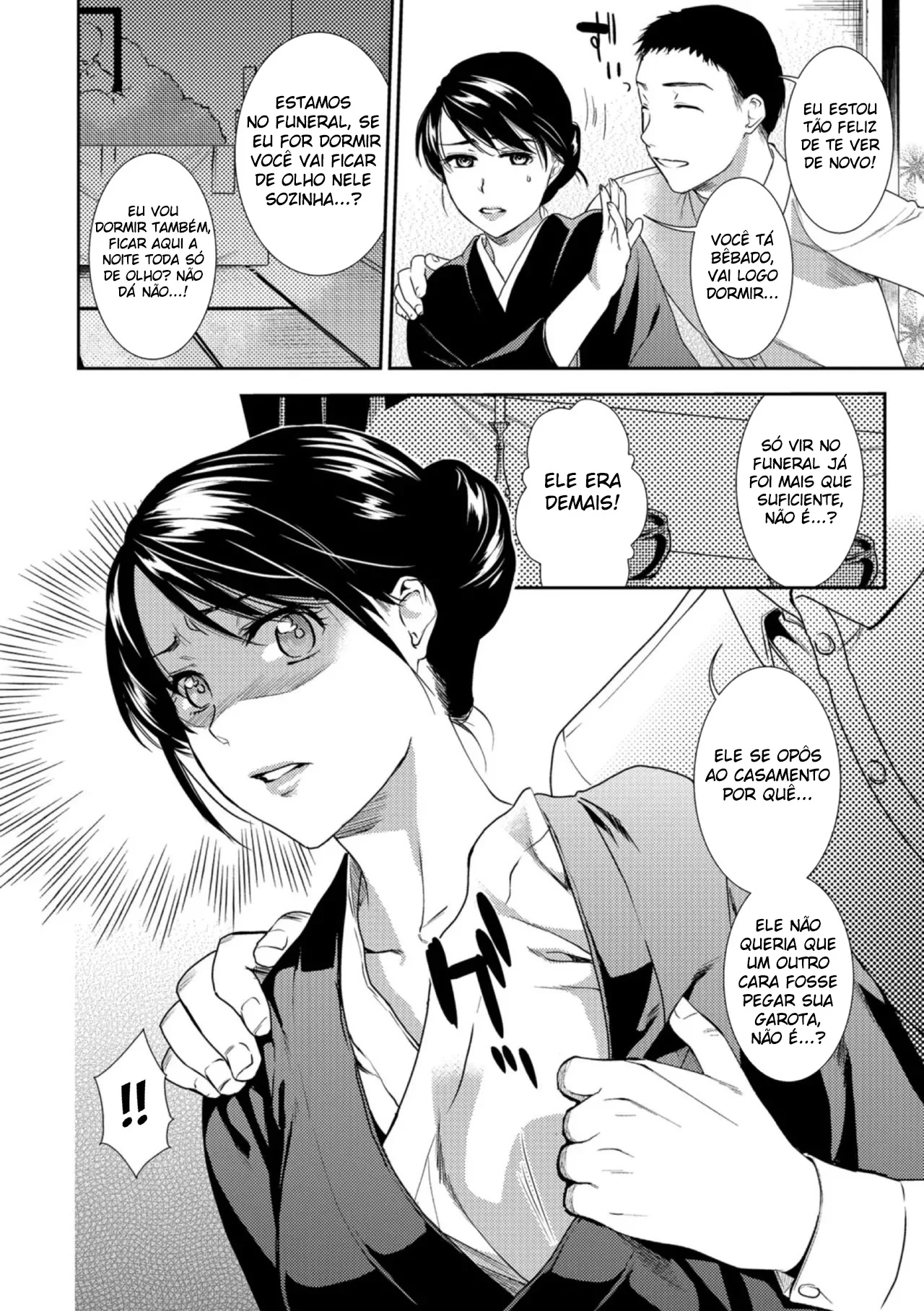 Esposa Infiel: Provações Eróticas com a Família no Sofá